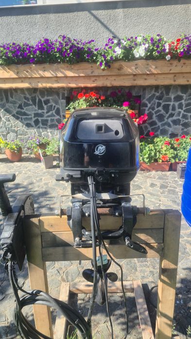 Извънбордов двигател Mercury 15hp четиритактов къс ботуш с дистанционно управление - щамбайн