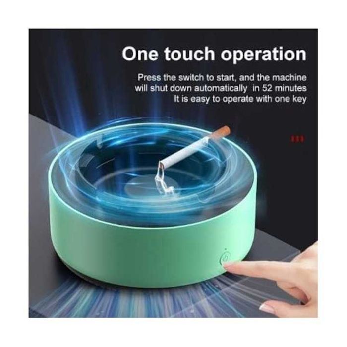 Scrumiera Electrica cu Aspiratie Directa si Purificator de aer cu ioni