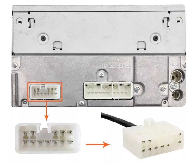 Дигатален чейнджър за музика АУКС флашка блутут за Тойота Toyota USB