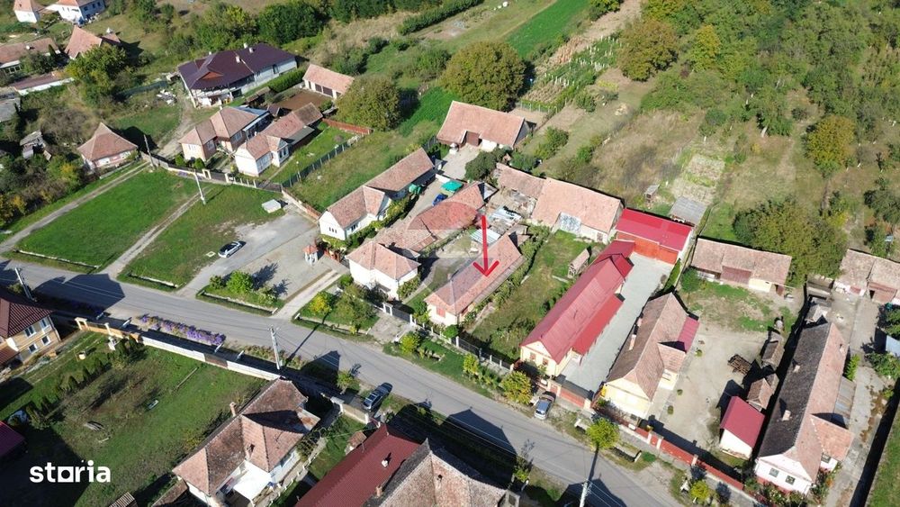 Casă cu 3 camere și este 2.500 mp teren , Blăjel – aproape de Medias