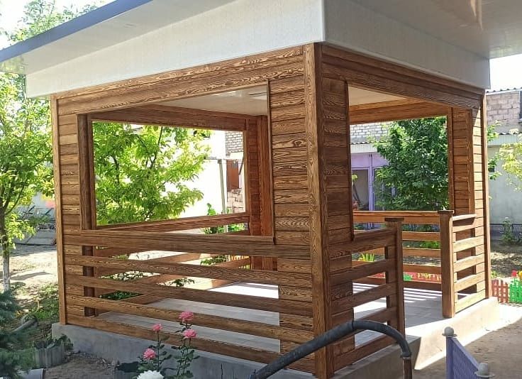 Изготавливаем беседки из дерева!