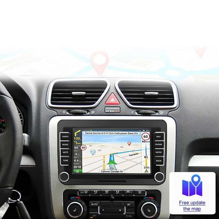 Navigatie 2G+64G,Carplay+Android Auto ,VW , Seat ,Skoda
