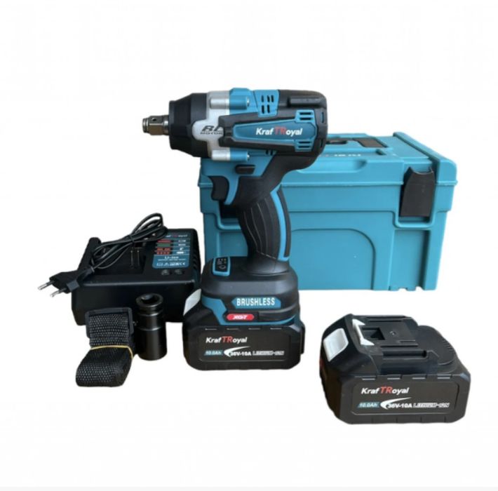 Комбиниран безчетков акумулаторен ударен гайковерт -винтоверт