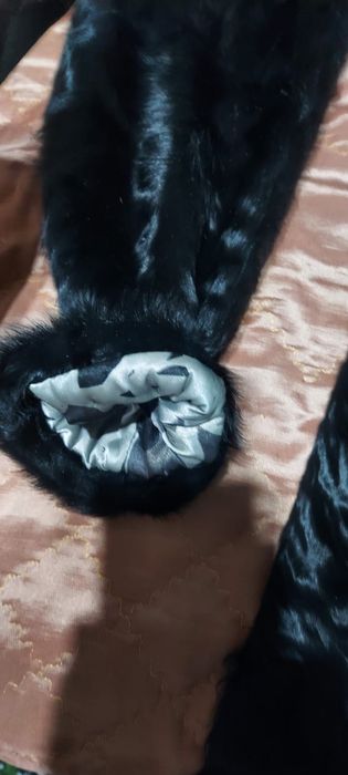 Шуба, стриженная коза