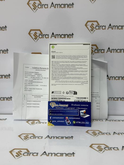Iphone 16 128Gb ( Garantie 2 ani ) Sara Amanet