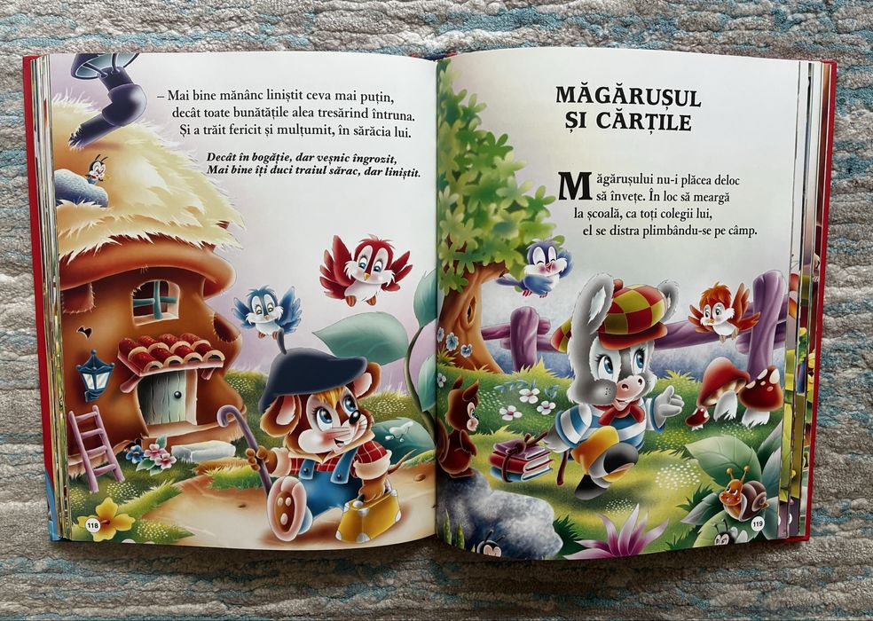 Fabulele lui Escop - lectii nemuritoare pentru copii, ilustratii incantatoare
