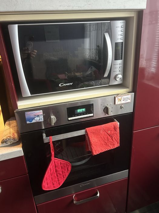 продавам запазени вградена фурна и микровълнова  - марка Candy