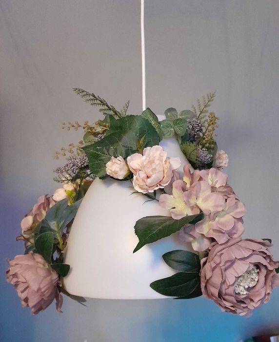 Светильник лампа с декором