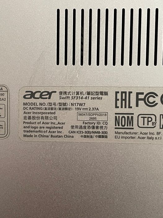Acer Swift 3 Лаптоп
