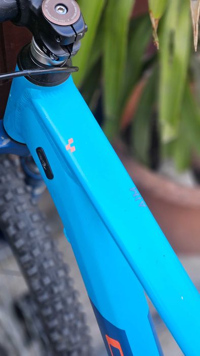 Cube Aim 2021 transformat în dirtjumper