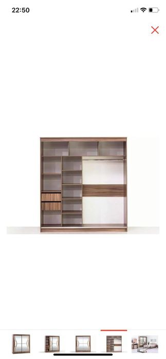 Шкаф купе зеркальный