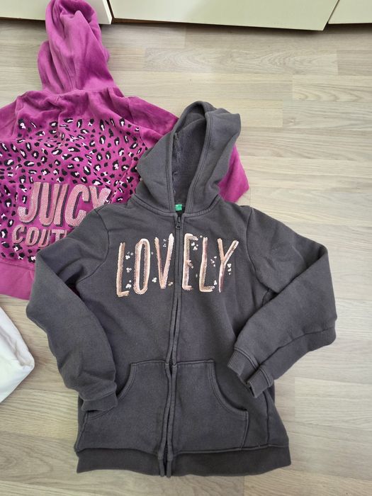 Лот JUICY COUTURE, Junona кожено яке, Benetton,Reserved 128 см