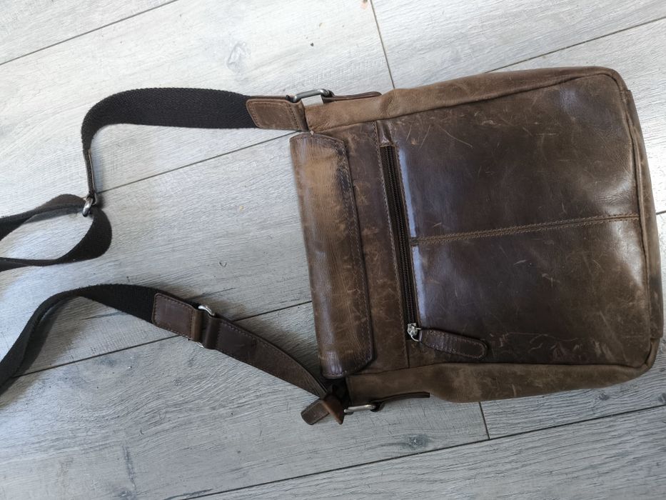 Geantă piele bărbătească Stoked