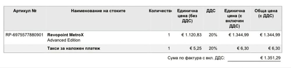 3Д Скенер Revopoint MetroX Advanced Edition