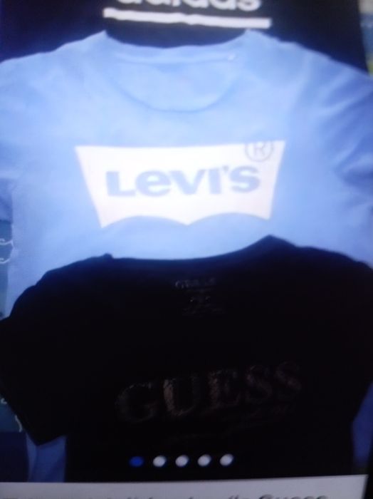 Tricouri noi Levi's, Guess, Adidas
