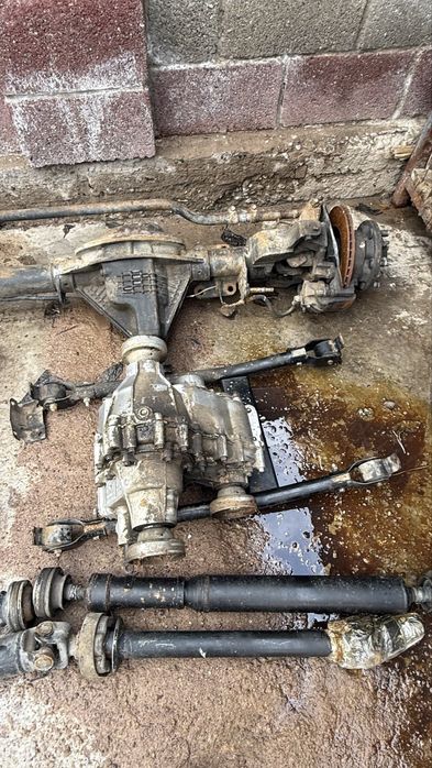Газель раздатка, передний мост в сборе, кардан.