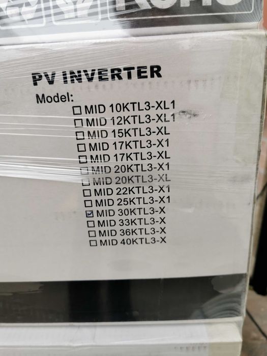 Нов инвертор 20kW Growatt MID 20KTL3-X за фотоволтаици
