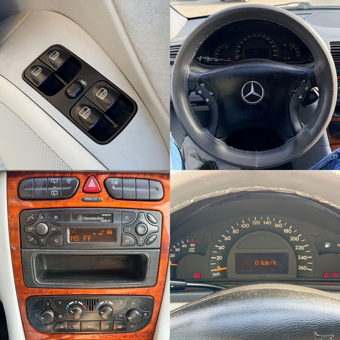 Mercedes C-klass, 2.2 diesel,  2002, RATE CU BULETINUL,  AVANS 0