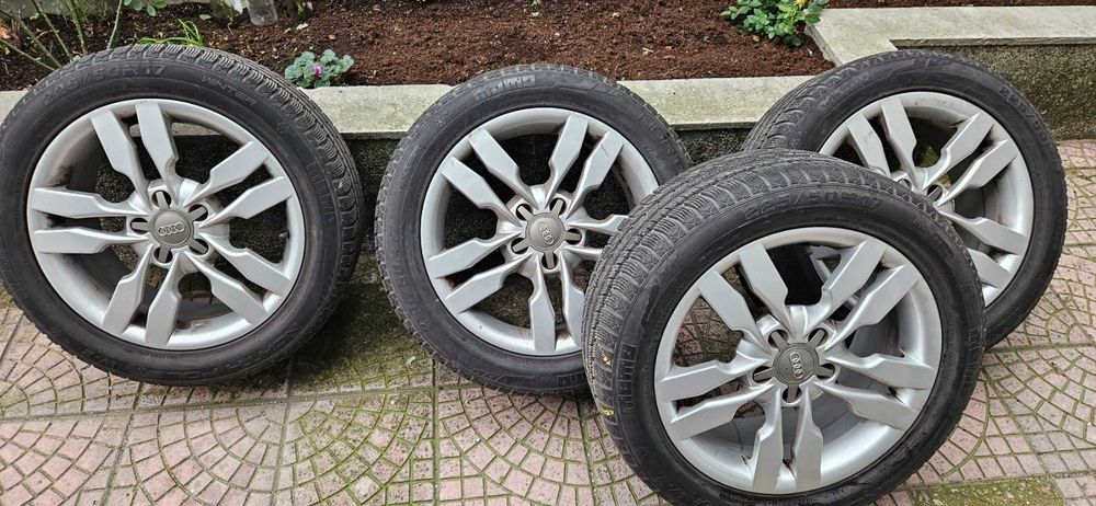 Зимни гуми + Джанти АУДИ, 17 цола