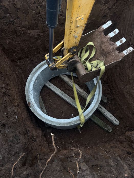 Услуги с мини багер и самосвал