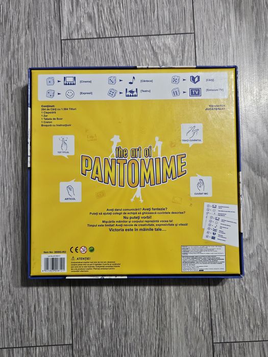 The art of Pantomime - joc societate