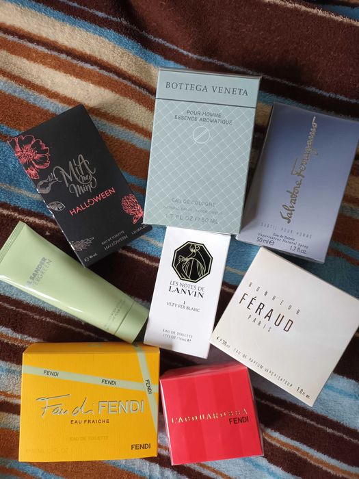 Shiseido, Fendi, Ferrаgamo, Bottega Veneta парфюми