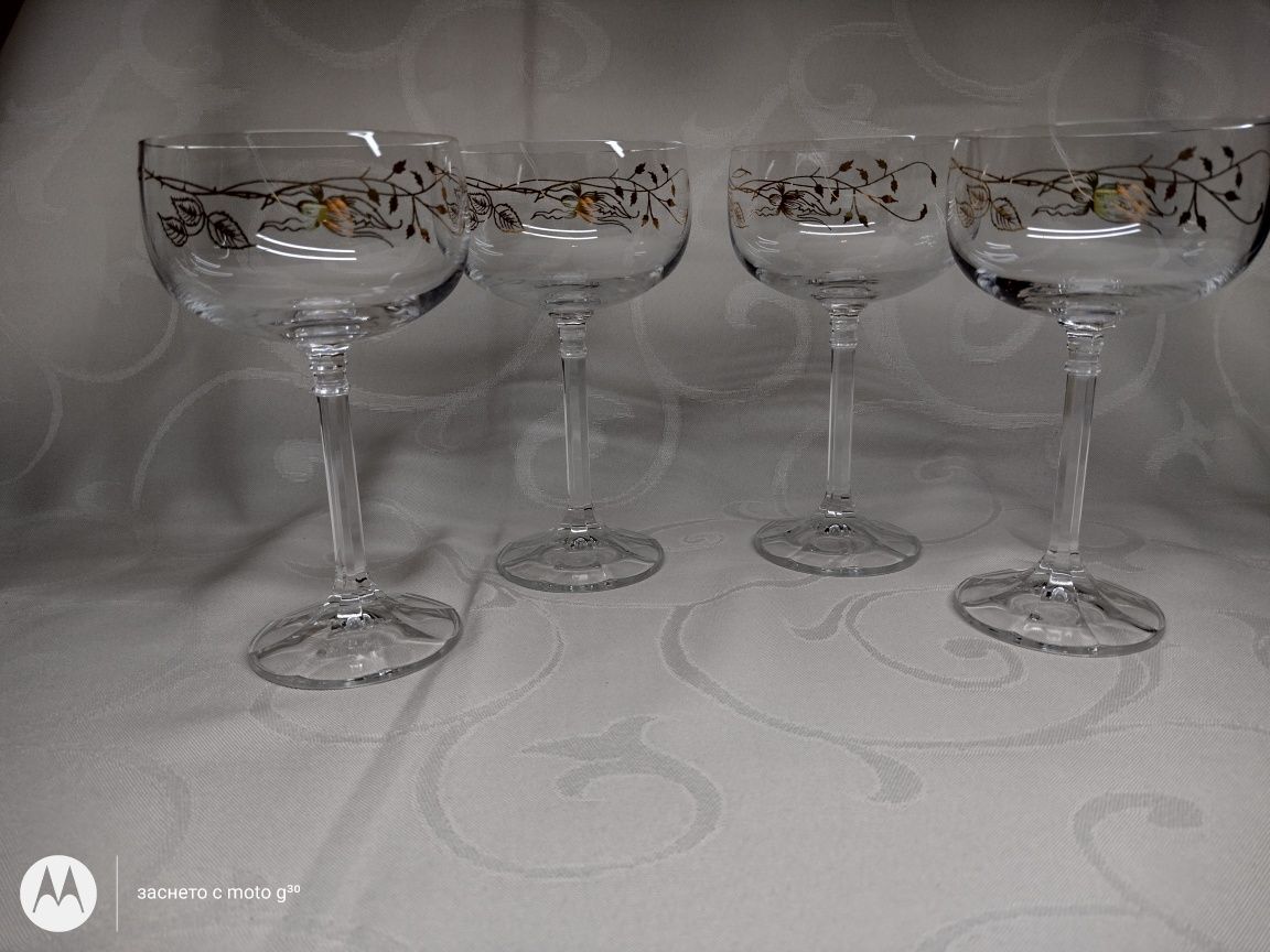 Bohemia Isabelle Cristal. Кристални чашка за вино, коняк, просеко... гр ...