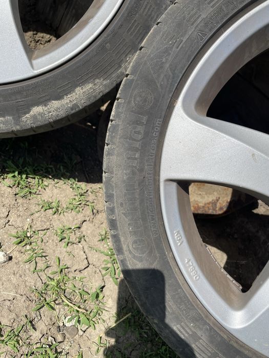 Jante aliaj 4x100 cauciucuri de vară Continental 215/45 R17