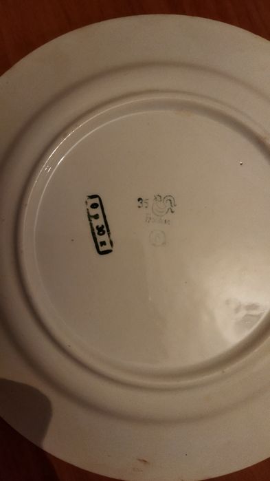 Винтажная тарелка одна штука