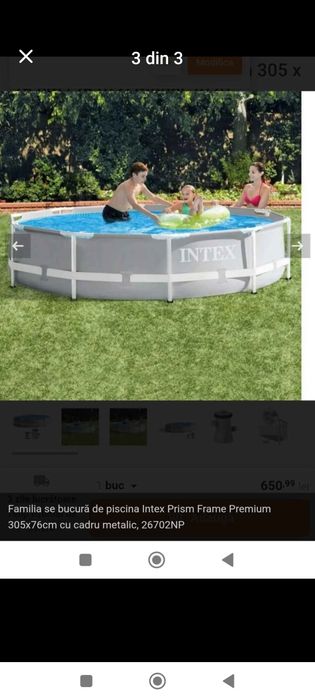 Piscina Intex  Nouă