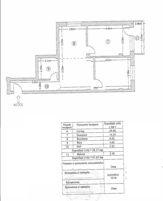 Apartament 3 camere cu loc de parcare inclus - proprietar - MegaImage 23 August