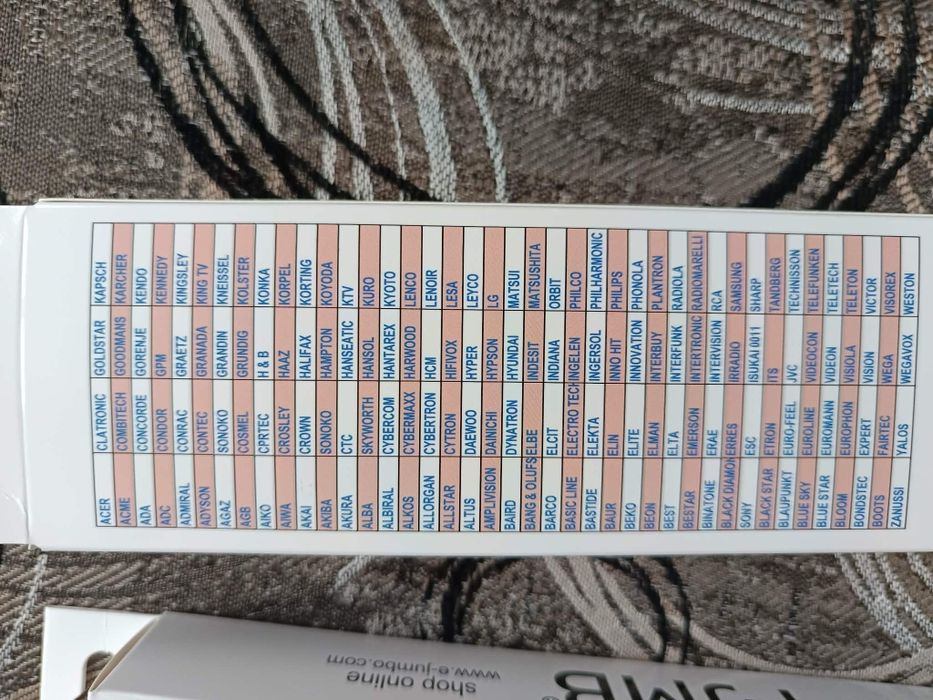 Ново дистанционно за LG, Samsung и др. устройства