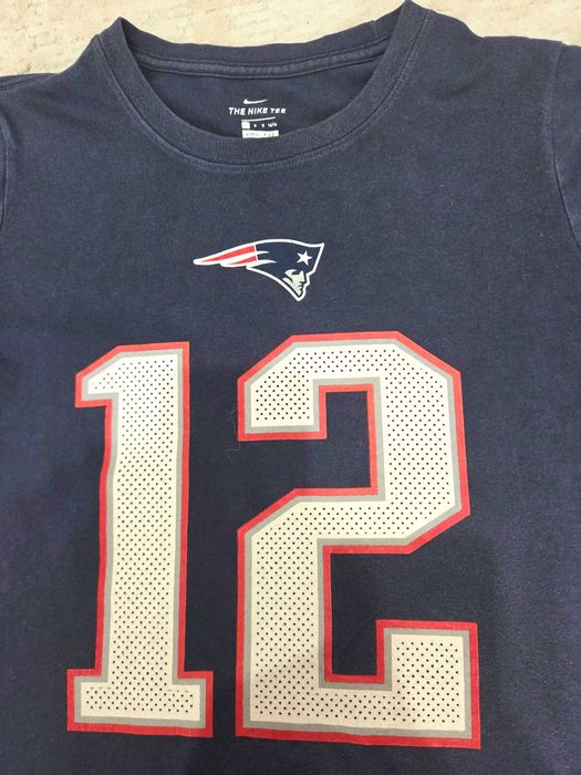 Tricou Retro Nike NFL New England Patriots Tom Brady 12 – Mărimea L