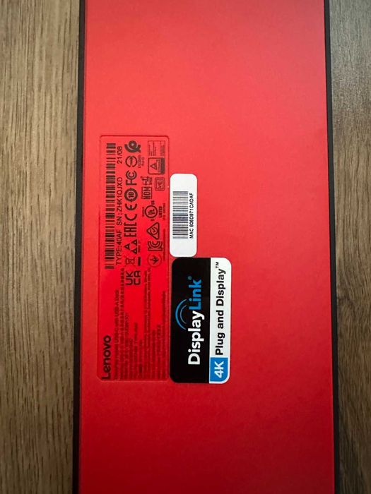 Lenovo ThinkPad Hybrid USB-C към USB-A докинг станция
