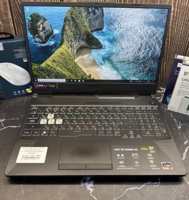 Игровой Ноутбук Asus TUF A15 - 144Hz/ Ryzen 5 7535HS/ 16GB/ SSD 512GB/