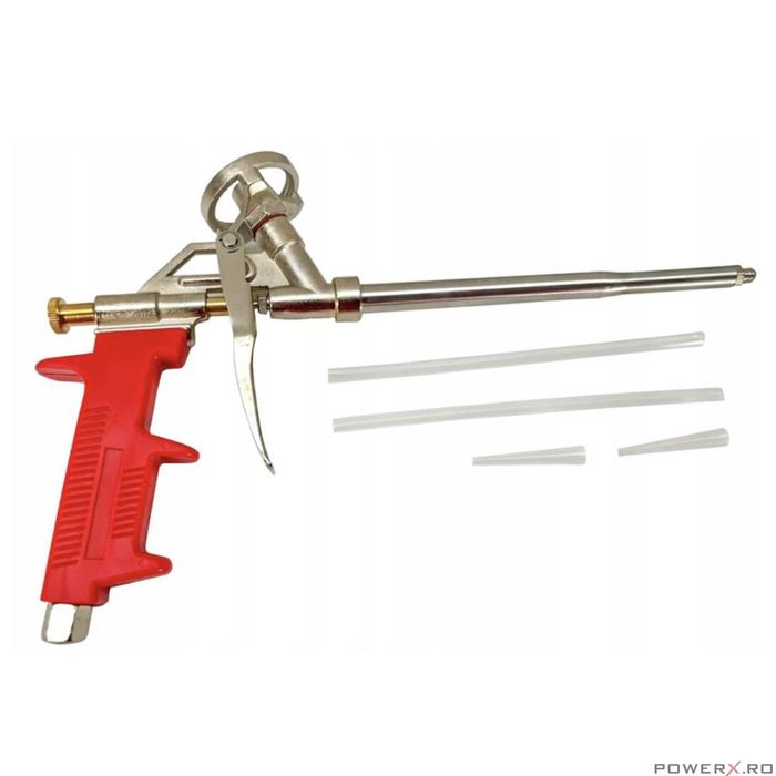 Pistol din metal pentru aplicarea spumei, gri, Verke