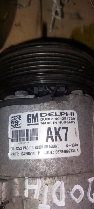 Compresor AC Delphi Cod: 13450514 Opel Astra J [facelift] [2012 - 2018