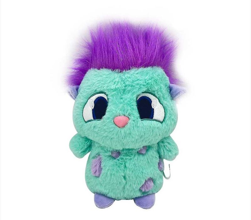 Плюшена играчка, longziming, зелено/лилаво