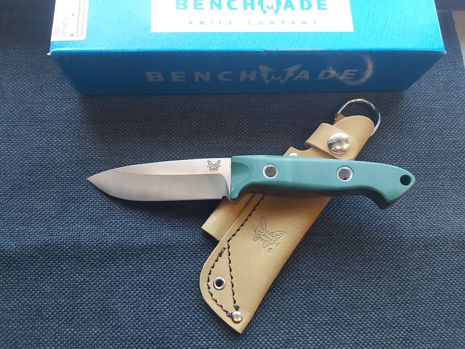 Нож Benchmade Bushcrafter с кожена кания