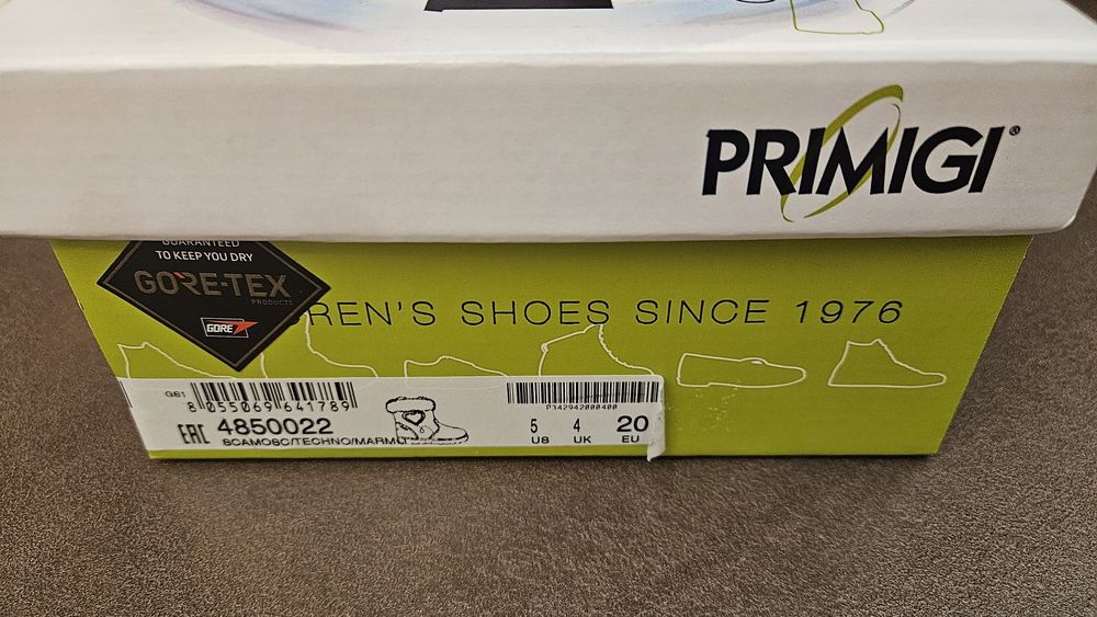 Cizme Primigi din piele pentru fetițe, mărimea 20 EU