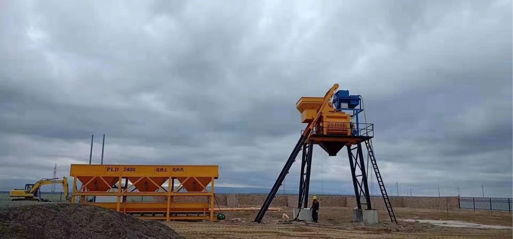 Бетоносмесительная станция