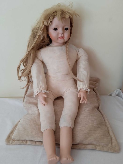 Кукла 65 см, винтидж + дрехи