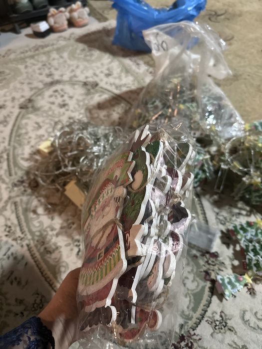 Гирлянды декор для ёлки