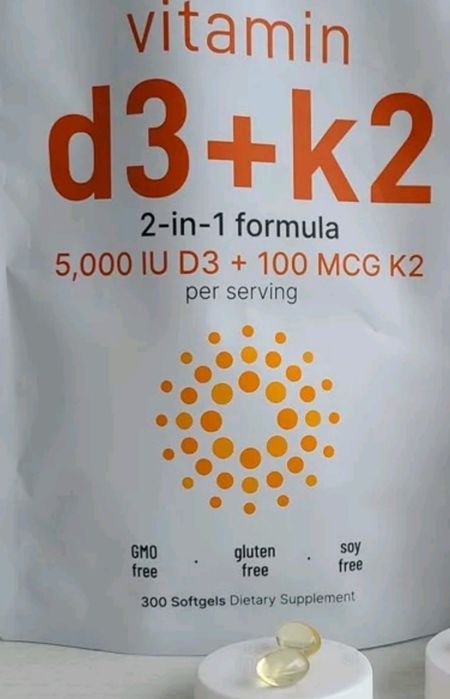 Vitamin D3 K2 5000 mg 300 capsul