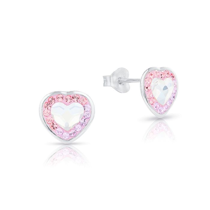 Сребърни обеци La Senja с кристали Swarovski