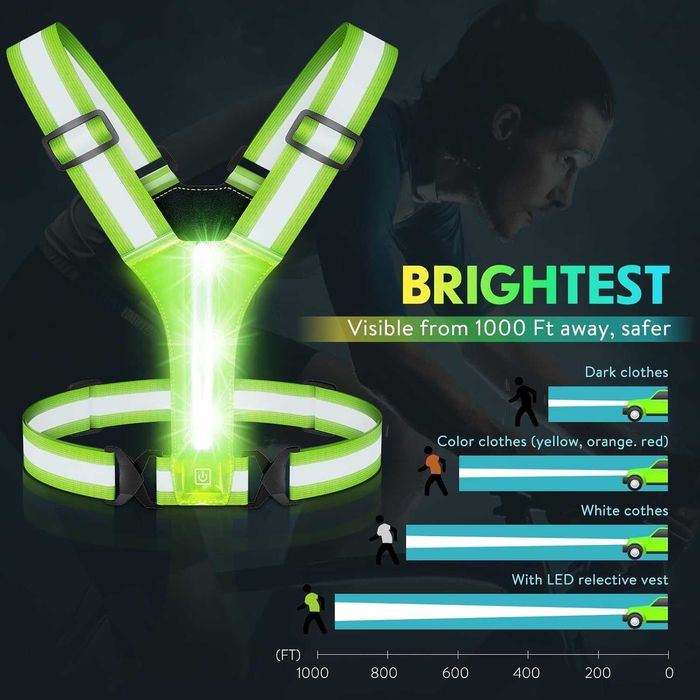 Cветодиодный светоотражающий жилет