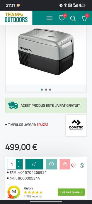 Frigider portabil Dometic