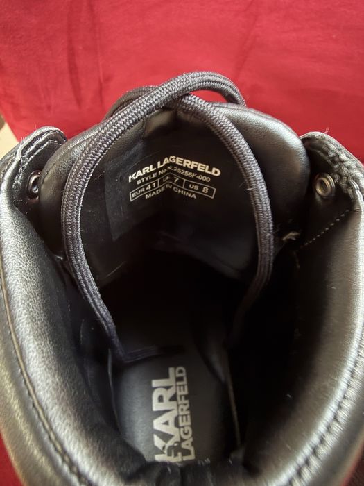 Ghete karl Lagerfeld noi!originale!barbati
