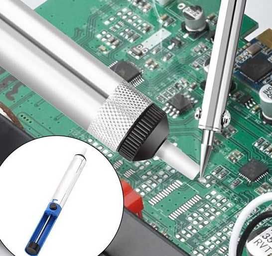 Топъл ел поялник с поставка и 6 приставки и несесер 60W