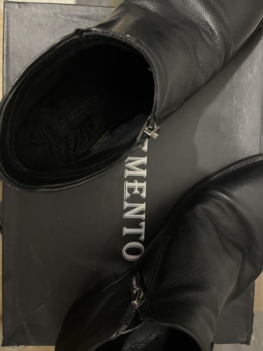 Осенние ботинки из чистой кожи